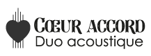Logo Cœur Accord, une réalisation de Well Com Studio Graphique