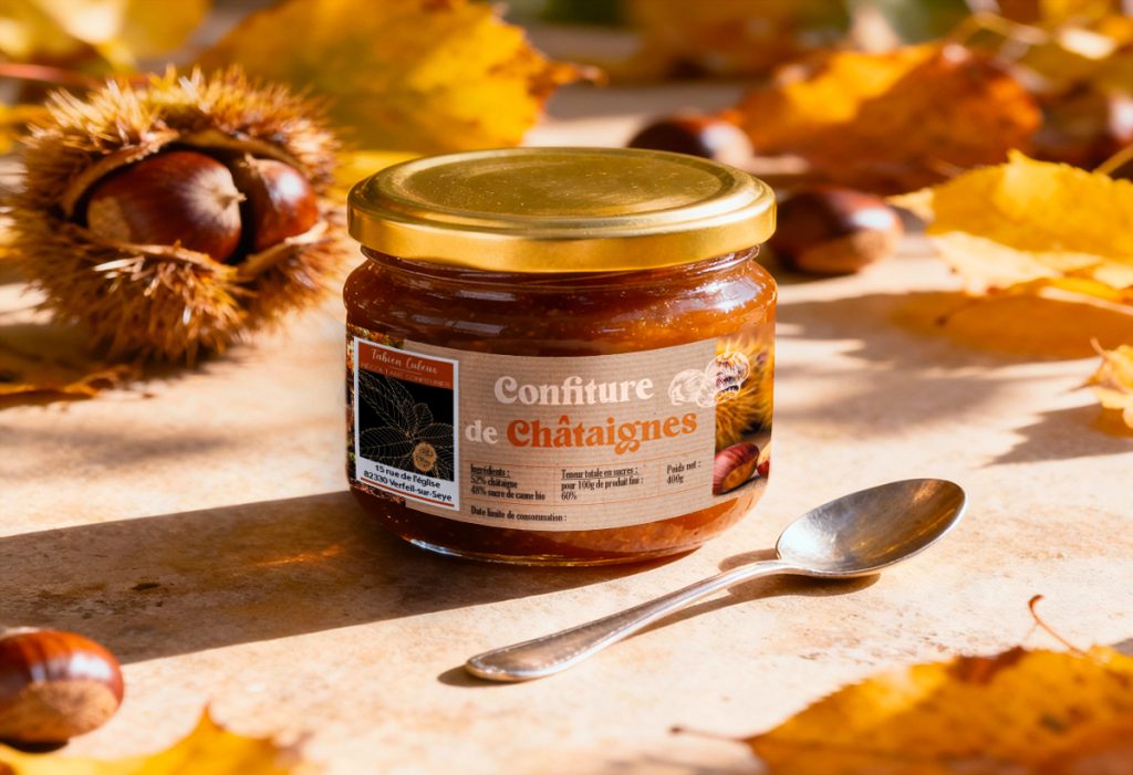etiquette-confiture-chataigne-fabien-culeux-well-com-studio-graphique-albi
